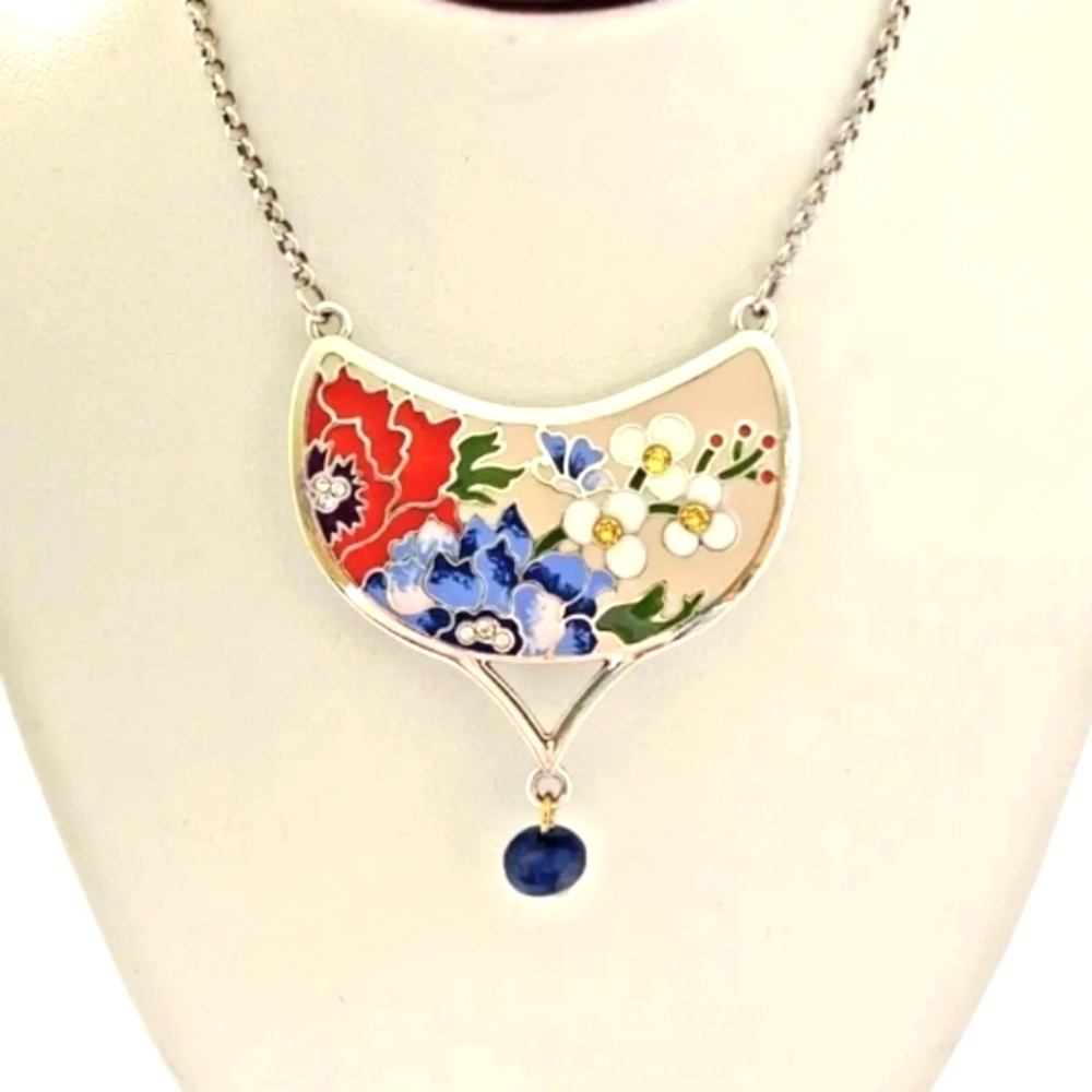 Brighton Blossom Hill Garden Floral Necklace JM4713
